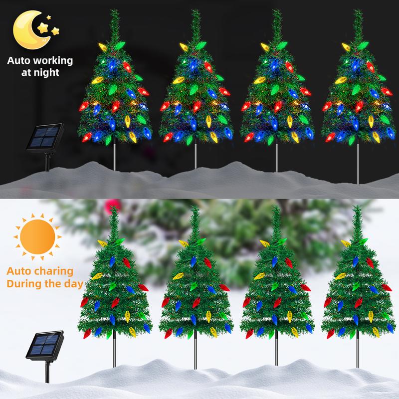 Solar LED Christmas Tree Lights Waterproof