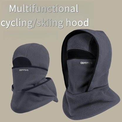 Outdoor Winter Warm Hat Neckband Integrated