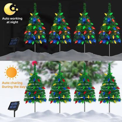 Solar LED Christmas Tree Lights Waterproof