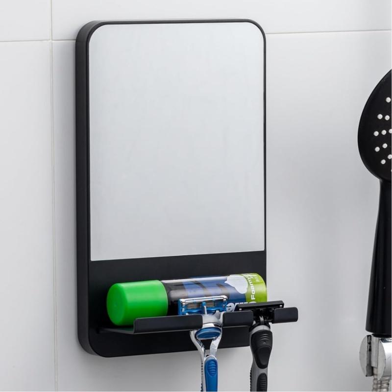 Fogless Shower Mirror, Anti-Fog with Razor Holder,