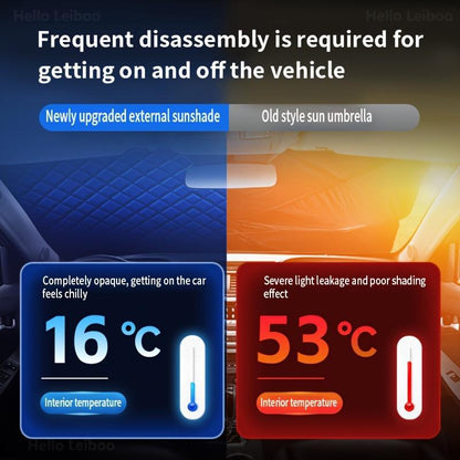 Car Windshield Snow Cover  Winter Dust Rain Ice Frost Guard Protector