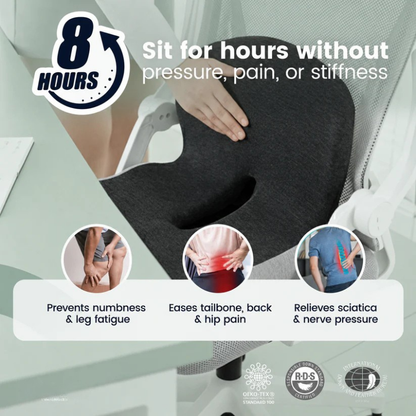 Non-Slip Memory Foam Seat Skin-Friendly