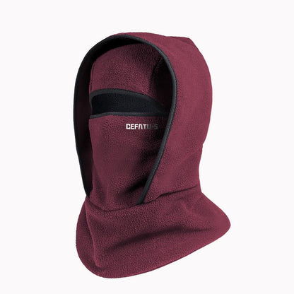 Outdoor Winter Warm Hat Neckband Integrated