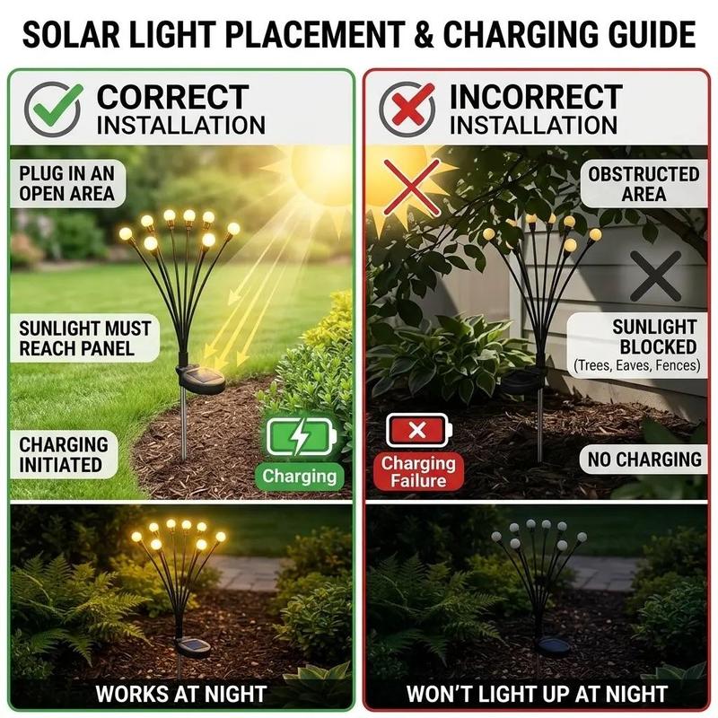 Outdoor Solar Firefly Lights