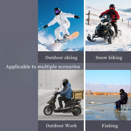 Outdoor Winter Warm Hat Neckband Integrated