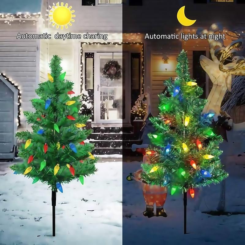 Solar LED Christmas Tree Lights Waterproof