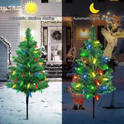 Solar LED Christmas Tree Lights Waterproof