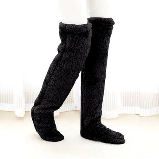 Fuzzy Legs Sock Slippers