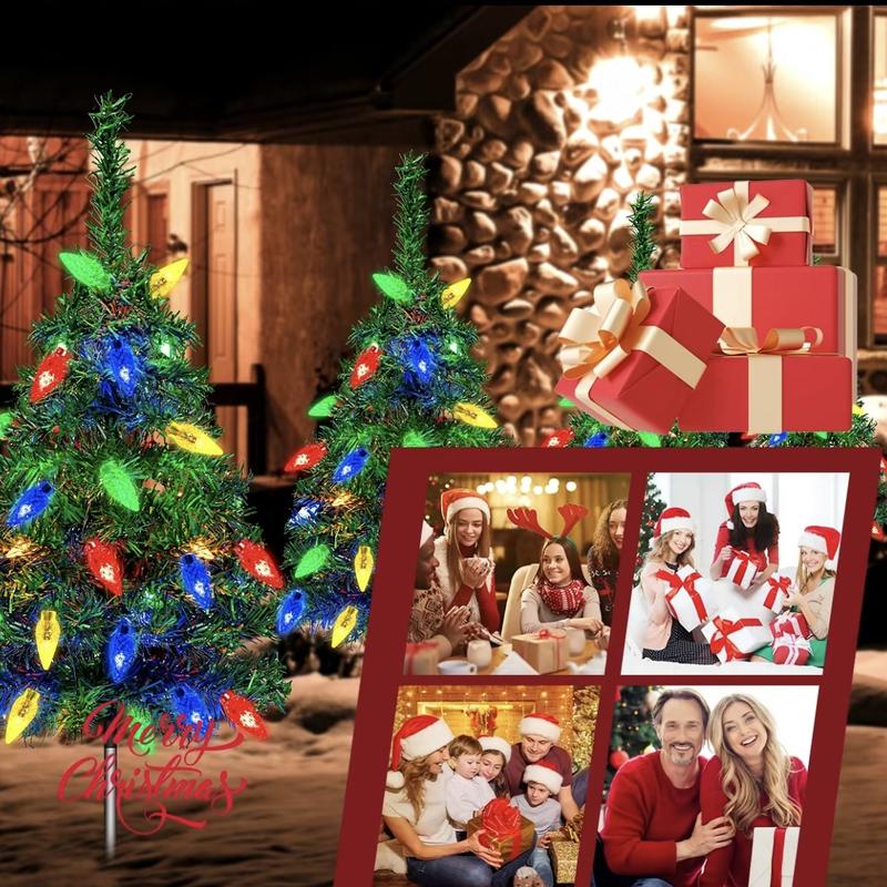 Solar LED Christmas Tree Lights Waterproof