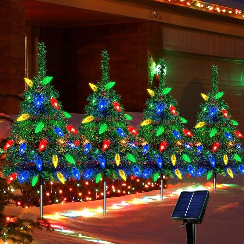 Solar LED Christmas Tree Lights Waterproof