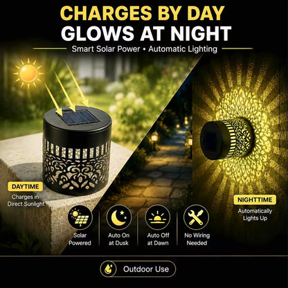 Seven-Color Changing Solar Mandala Projection Wall Light