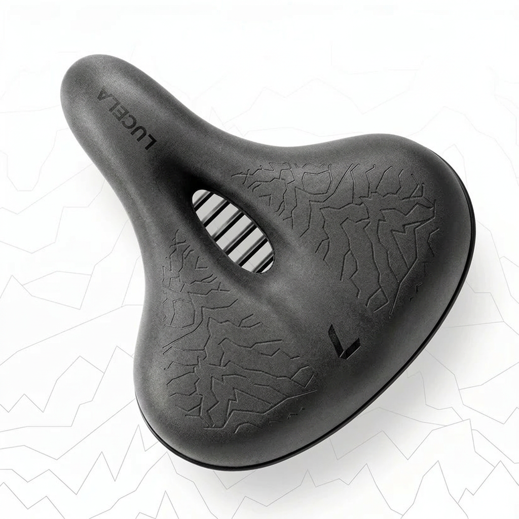 Lucela™ Ergonomic Bike Saddle | Zero Pain · Zero Numbness