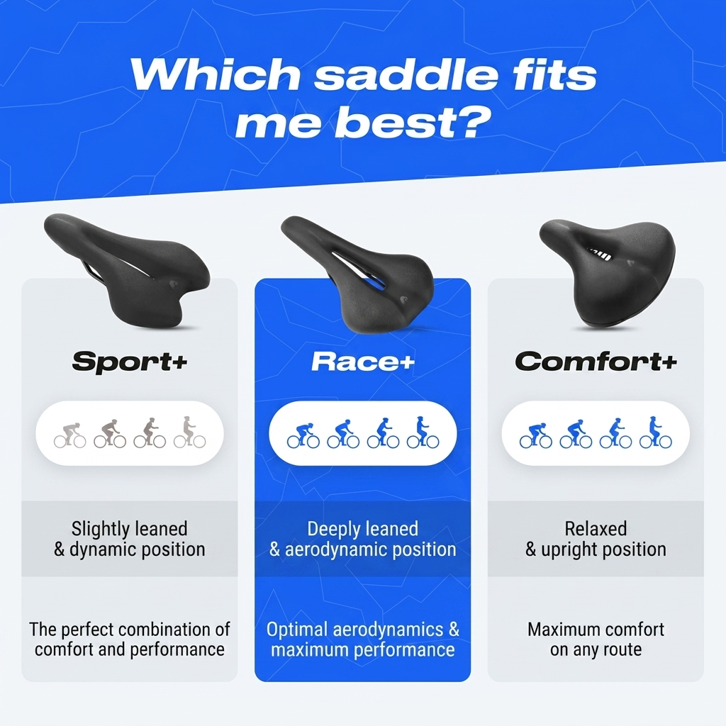 Lucela™ Ergonomic Bike Saddle | Zero Pain · Zero Numbness