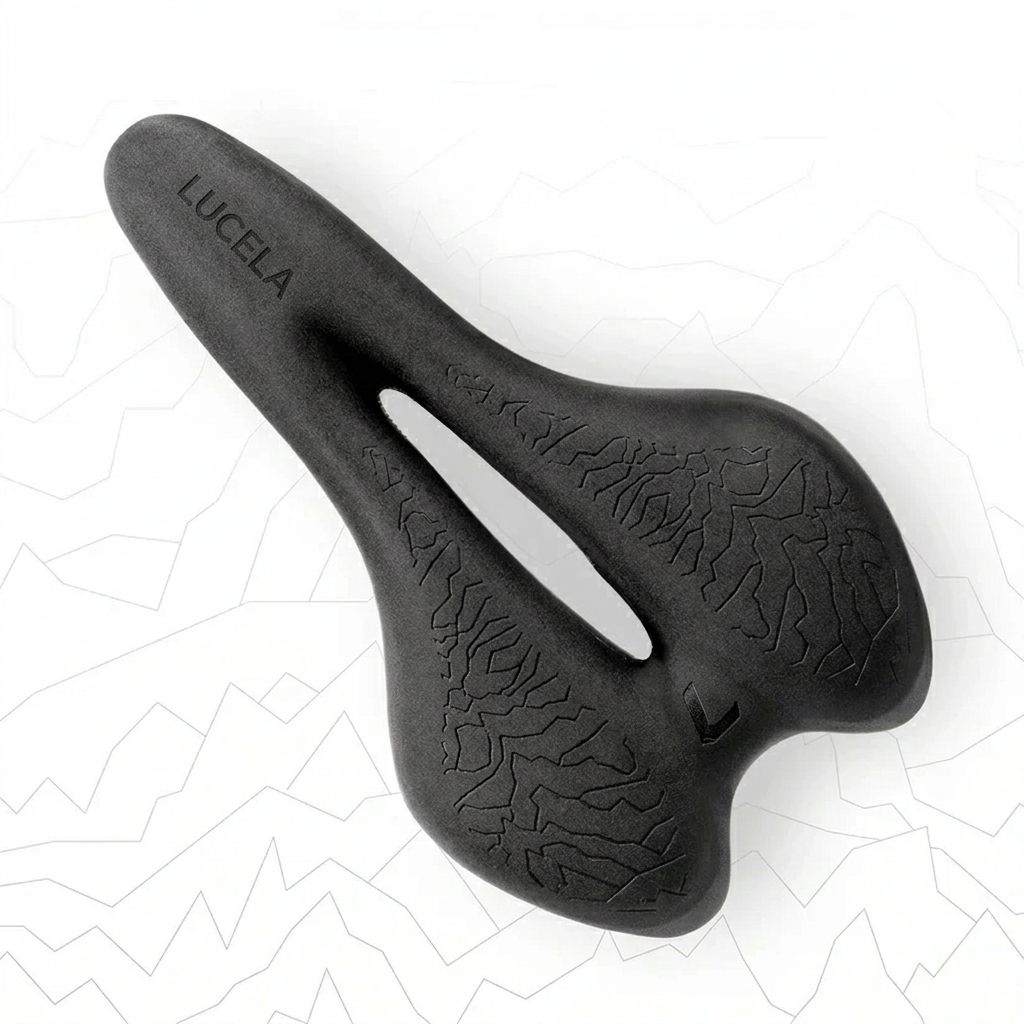 Lucela™ Ergonomic Bike Saddle | Zero Pain · Zero Numbness