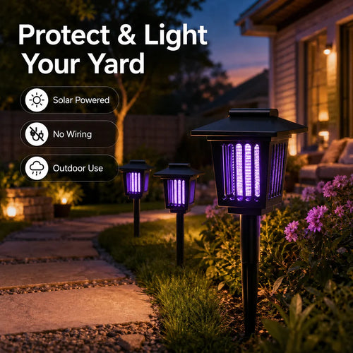 Solar Mosquito Zapper Light