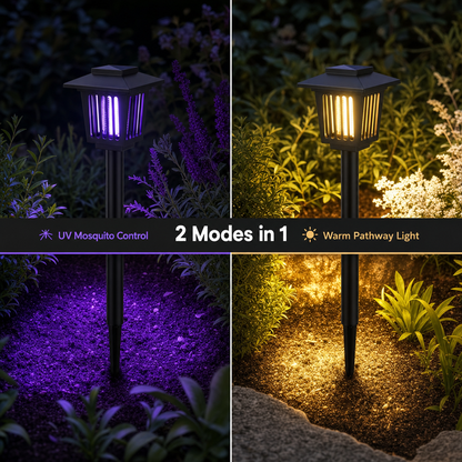 Solar Mosquito Zapper Light