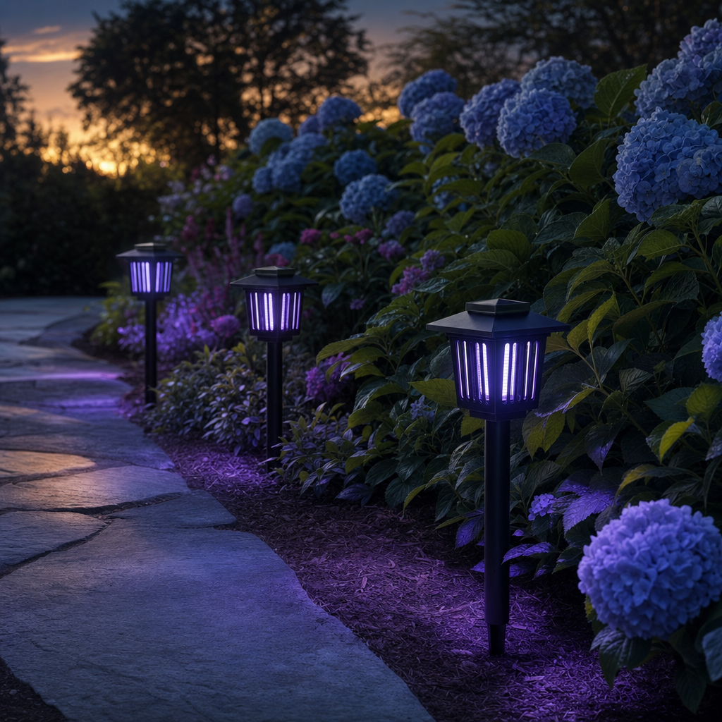 Solar Mosquito Zapper Light